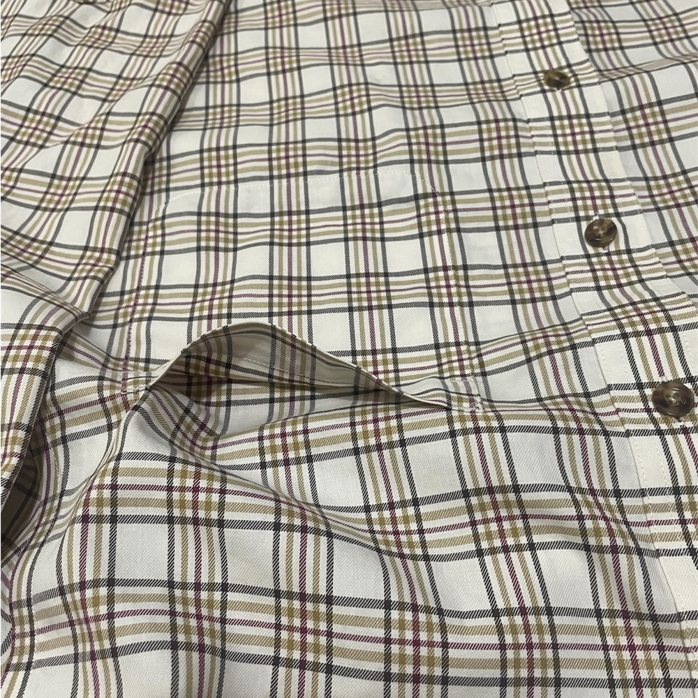 Cabela’s Outfitter Men’s Large Tall Plaid Button Down Long Sleeve Outdoor Shirt - Picture 5 of 6